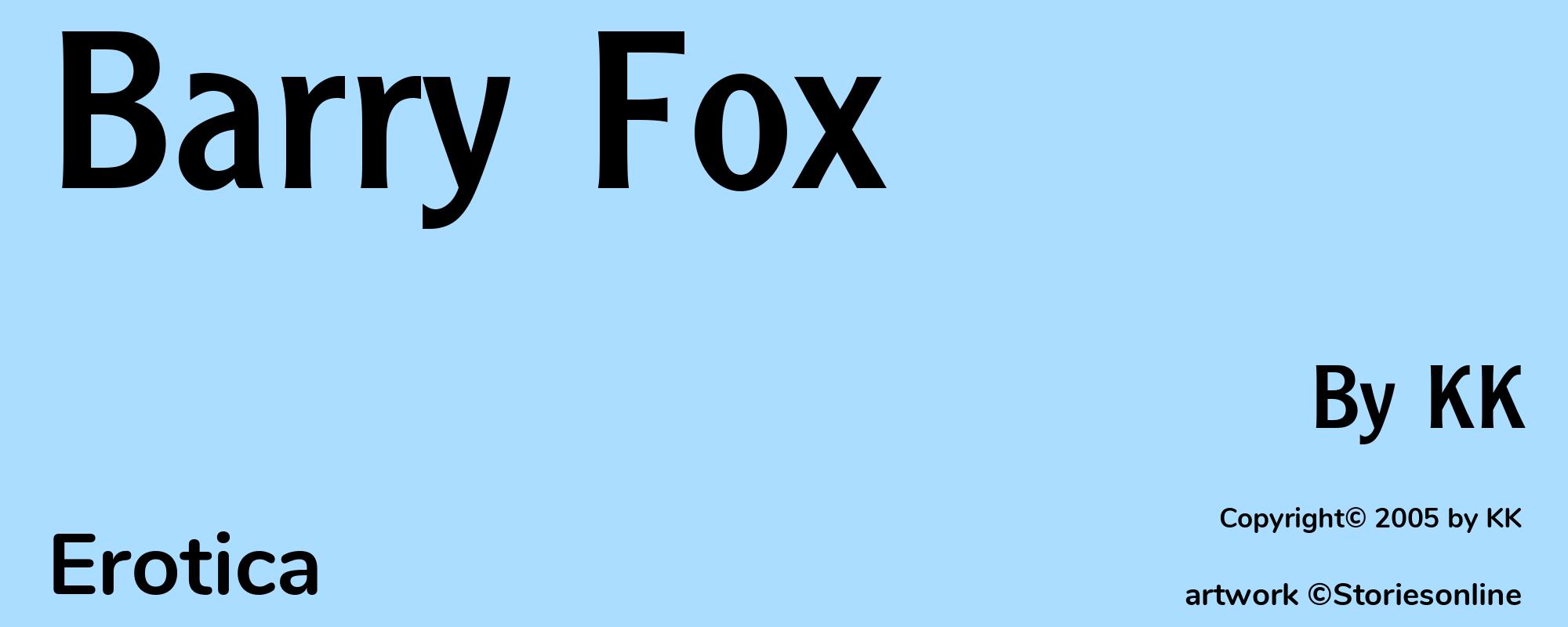 Barry Fox - Cover
