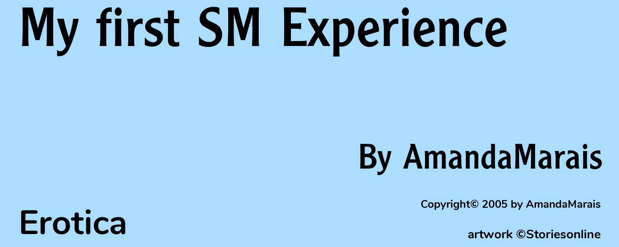 My first SM Experience - Cover