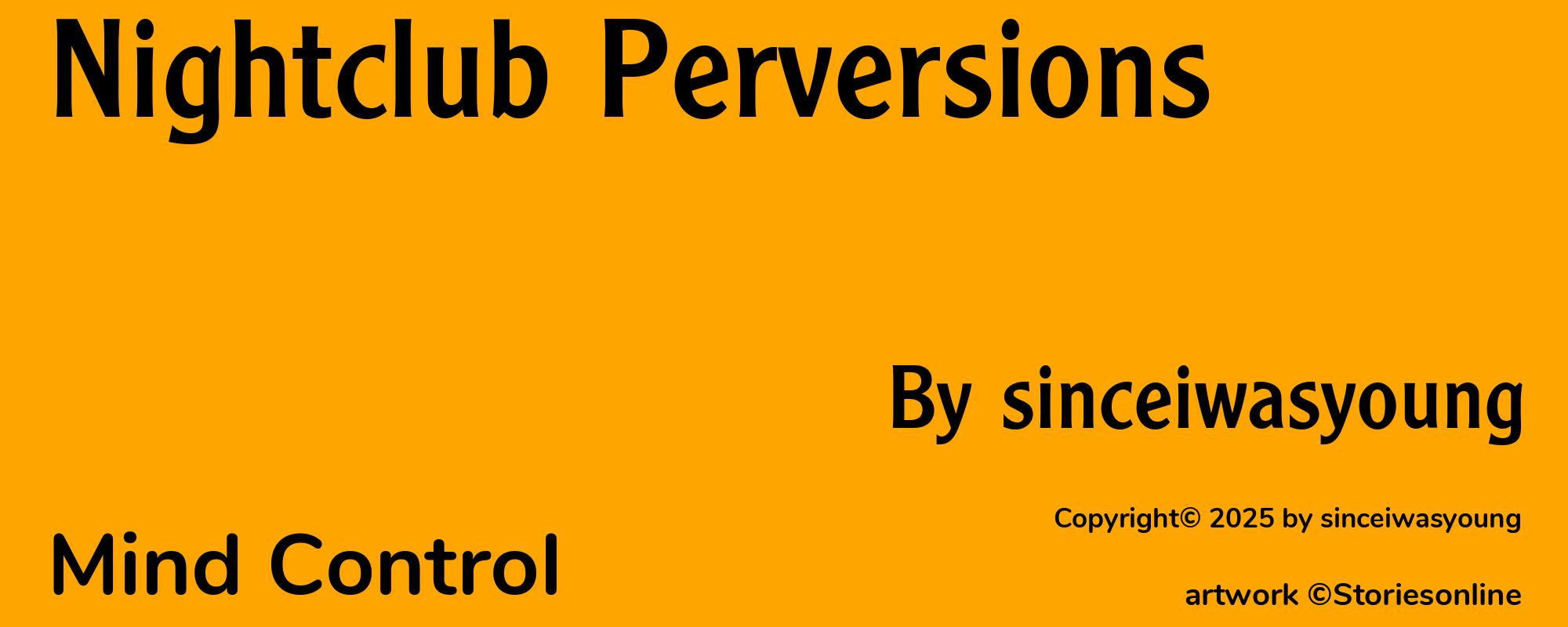 Nightclub Perversions - Cover