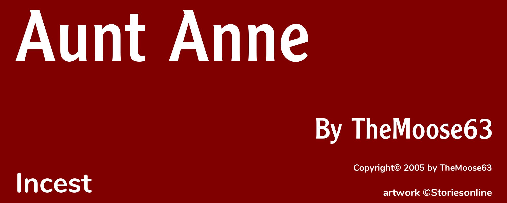 Aunt Anne - Cover