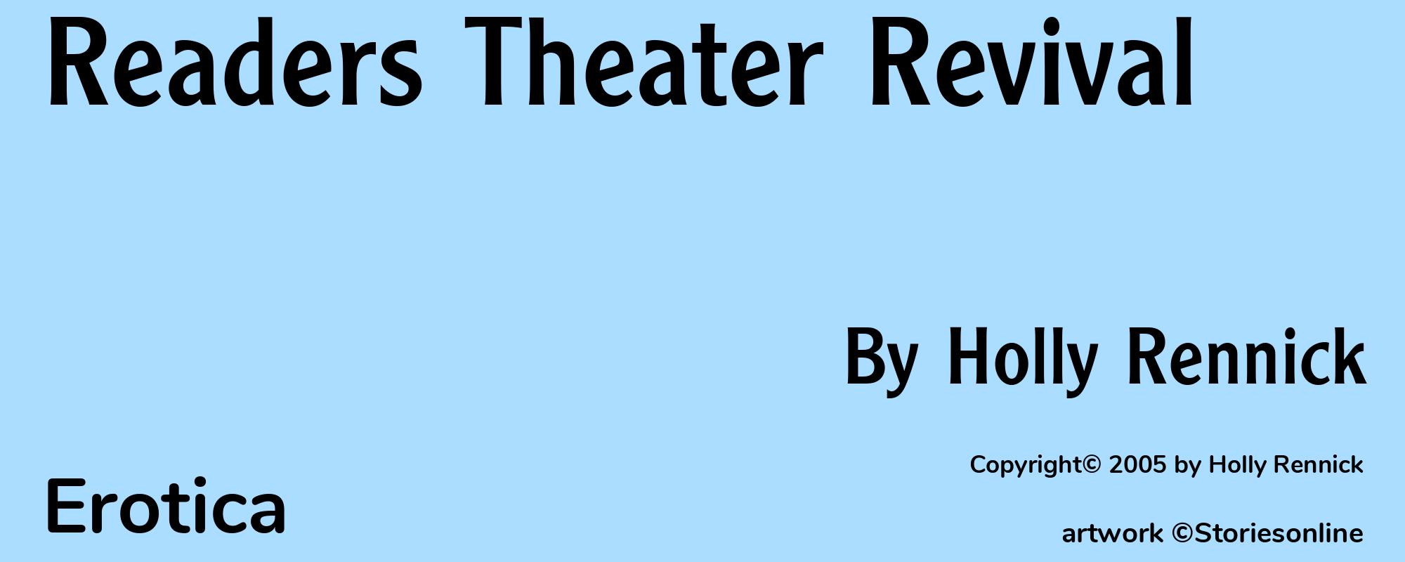 Readers Theater Revival - Cover