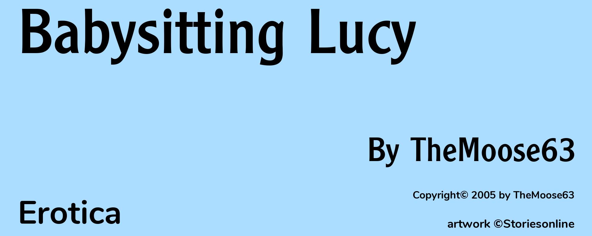 Babysitting Lucy - Cover