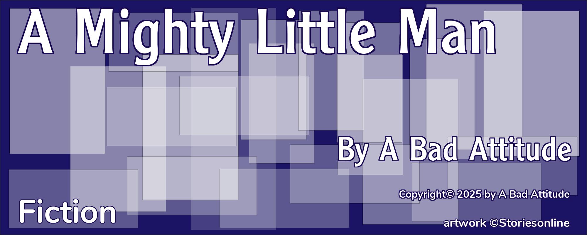 A Mighty Little Man - Cover