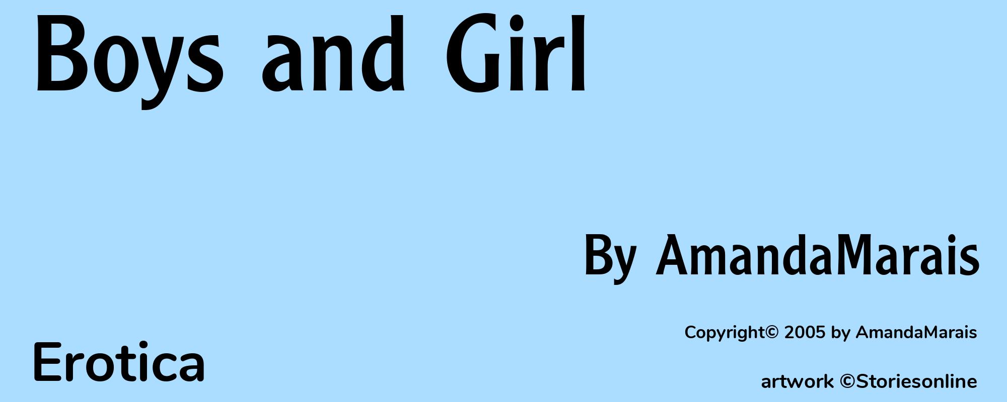 Boys and Girl - Cover