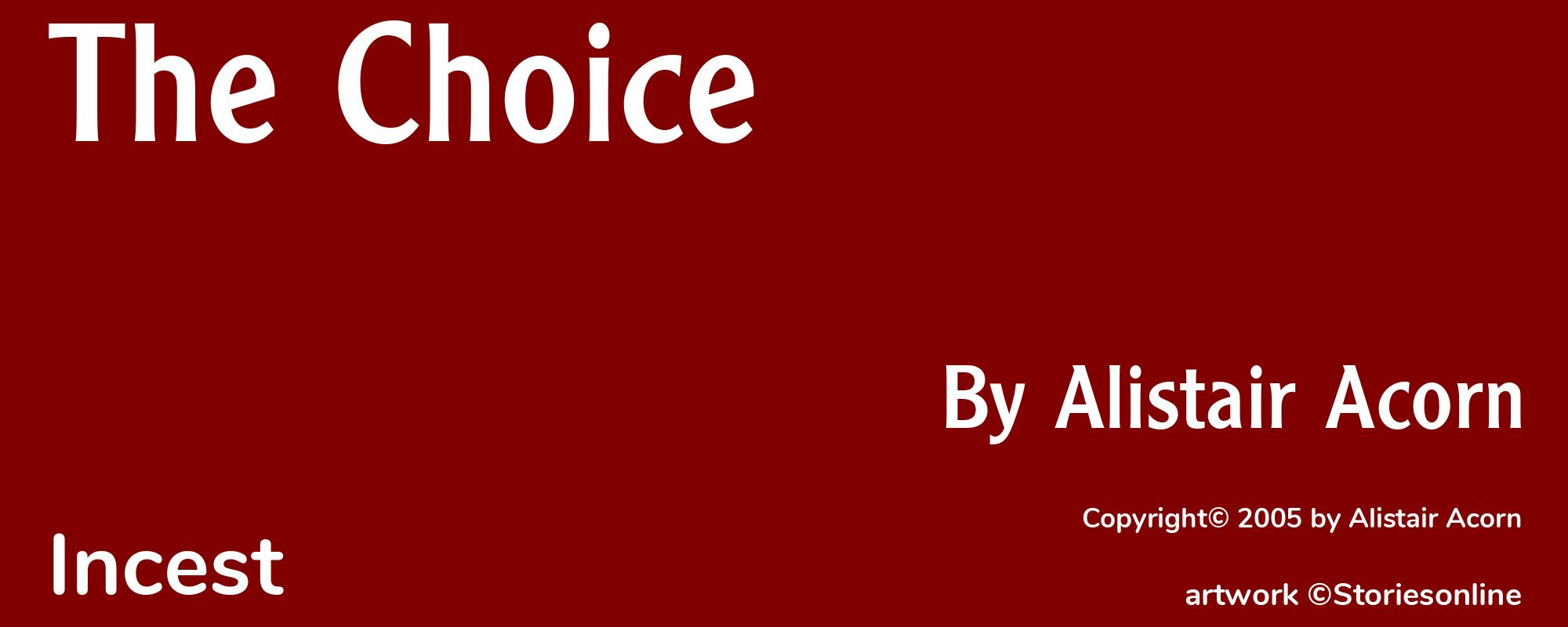 The Choice - Cover