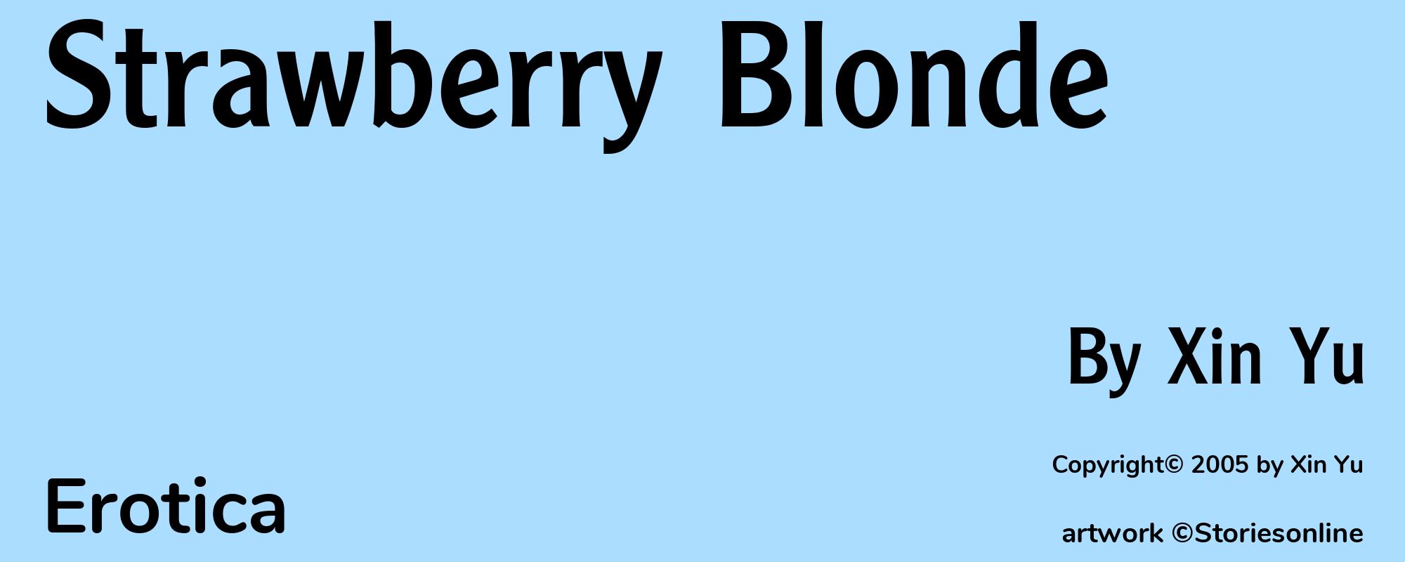 Strawberry Blonde - Cover