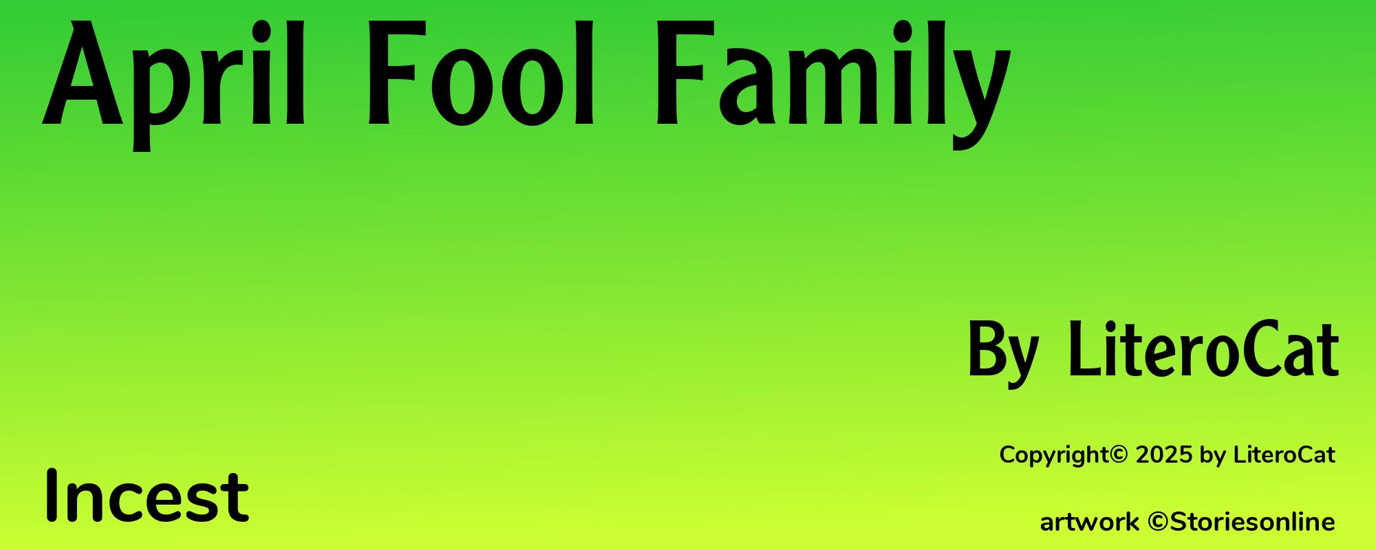 April Fool Family - Cover