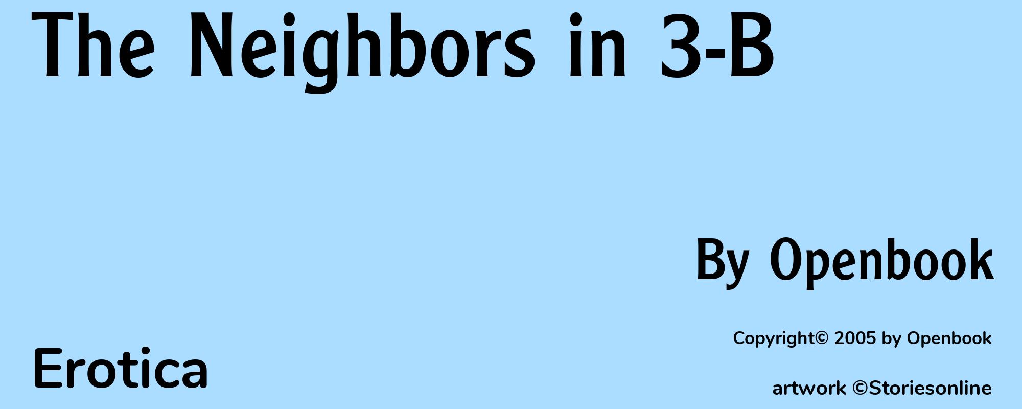 The Neighbors in 3-B - Cover