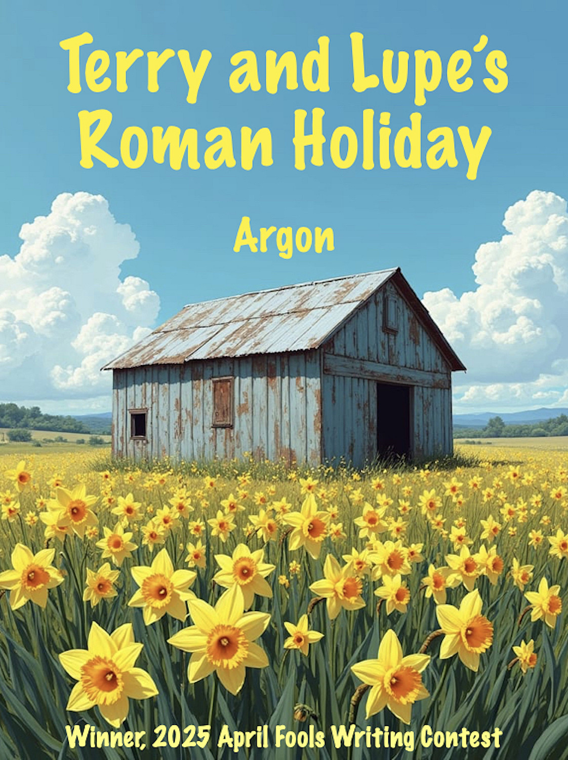 Terry and Lupe's Roman Holiday - Cover