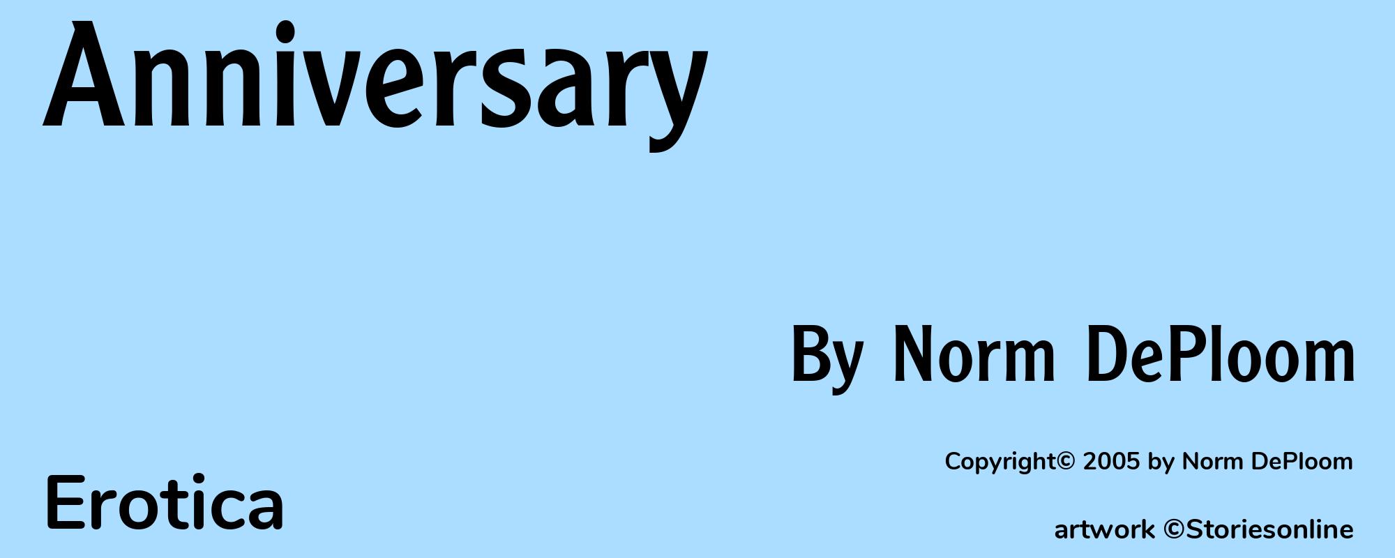 Anniversary - Cover