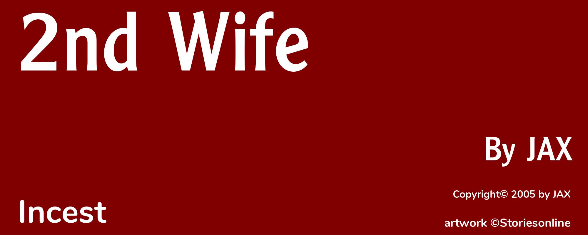 2nd Wife - Cover