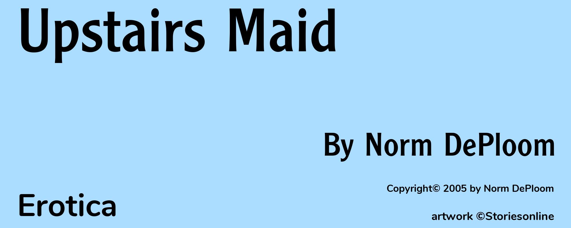 Upstairs Maid - Cover
