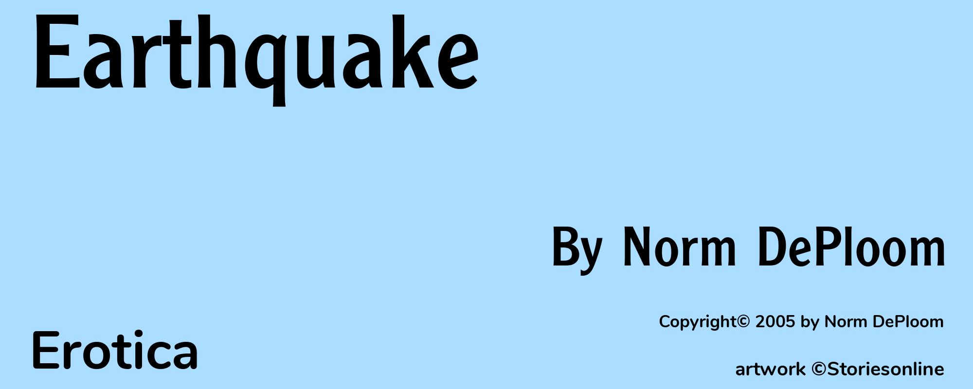 Earthquake - Cover