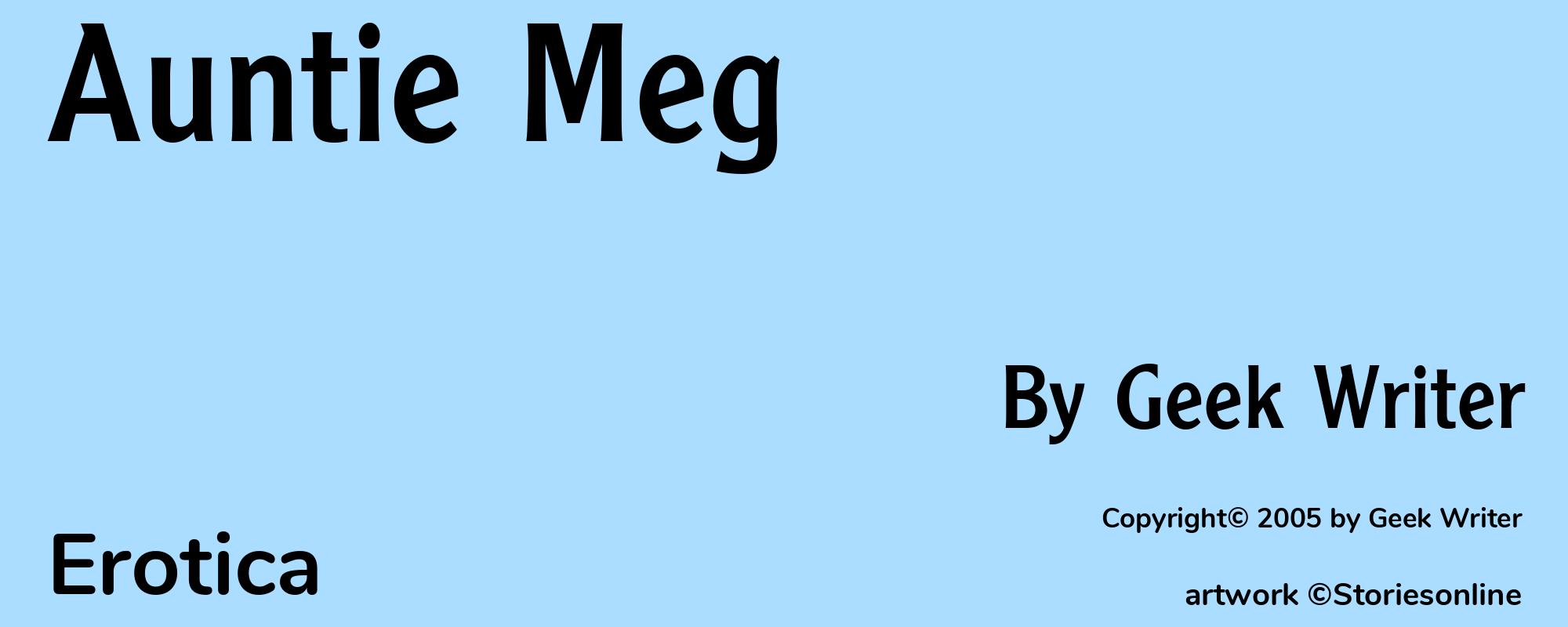 Auntie Meg - Cover