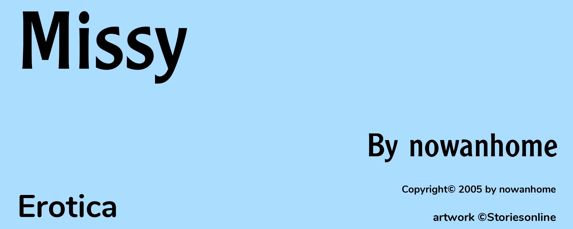 Missy - Cover