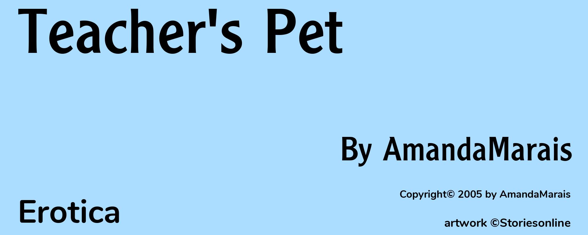 Teacher's Pet - Cover