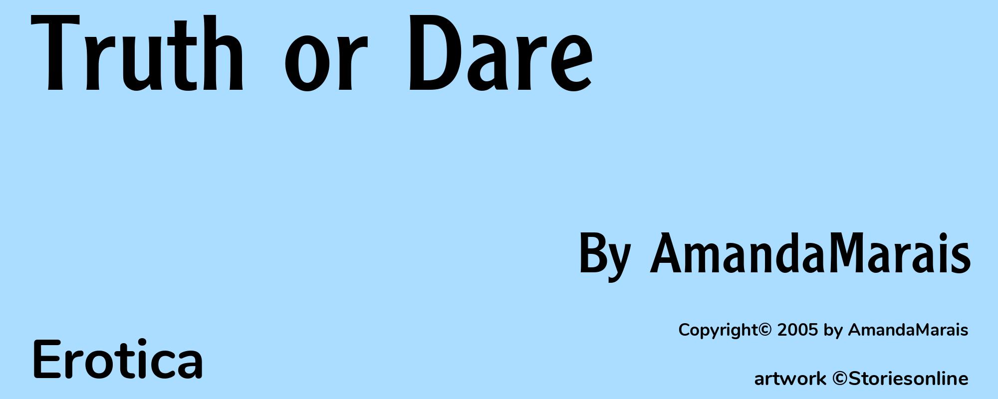 Truth or Dare - Cover