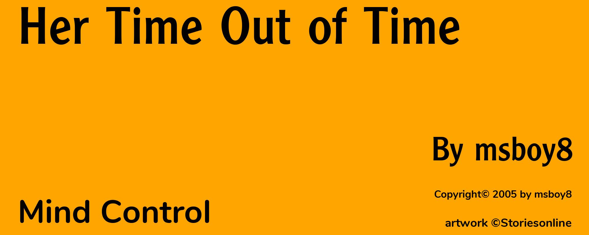 Her Time Out of Time - Cover