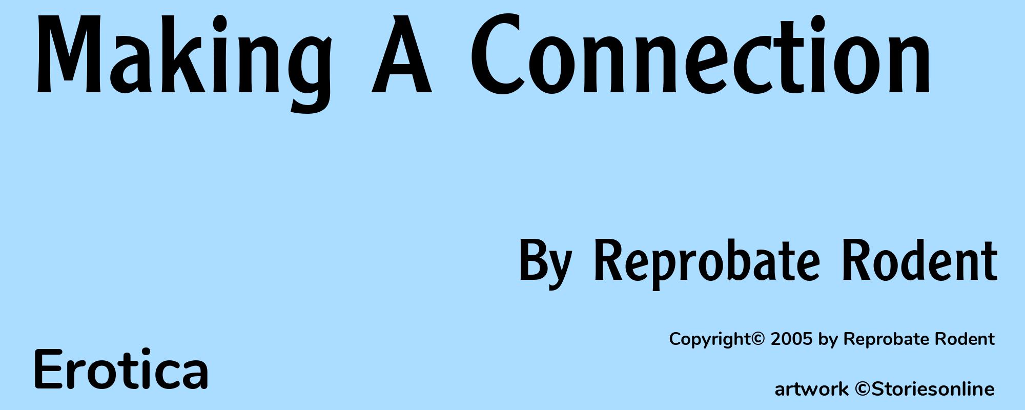 Making A Connection - Cover