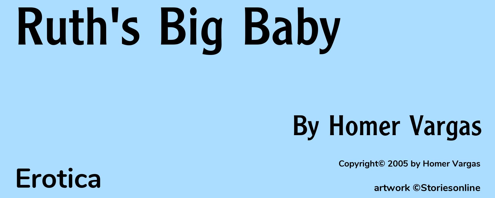 Ruth's Big Baby - Cover