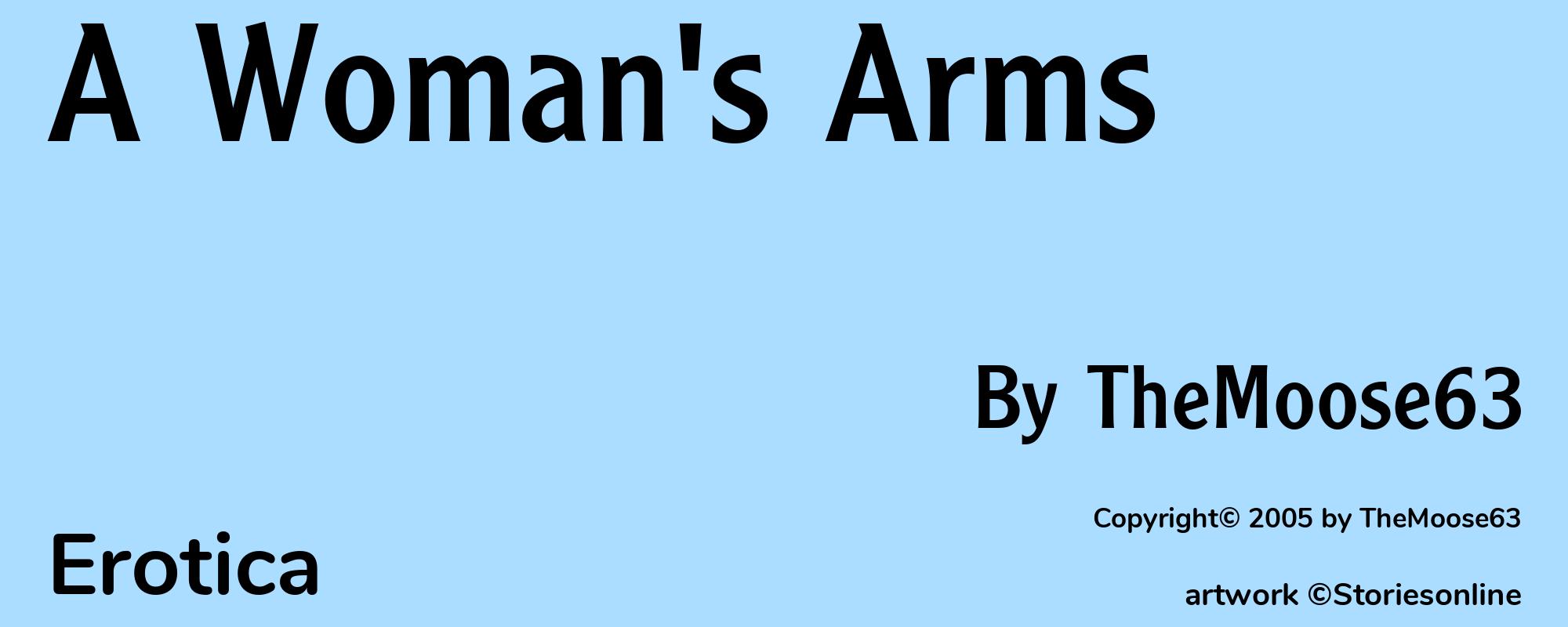 A Woman's Arms - Cover