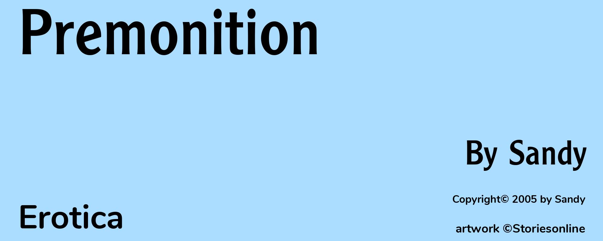 Premonition - Cover
