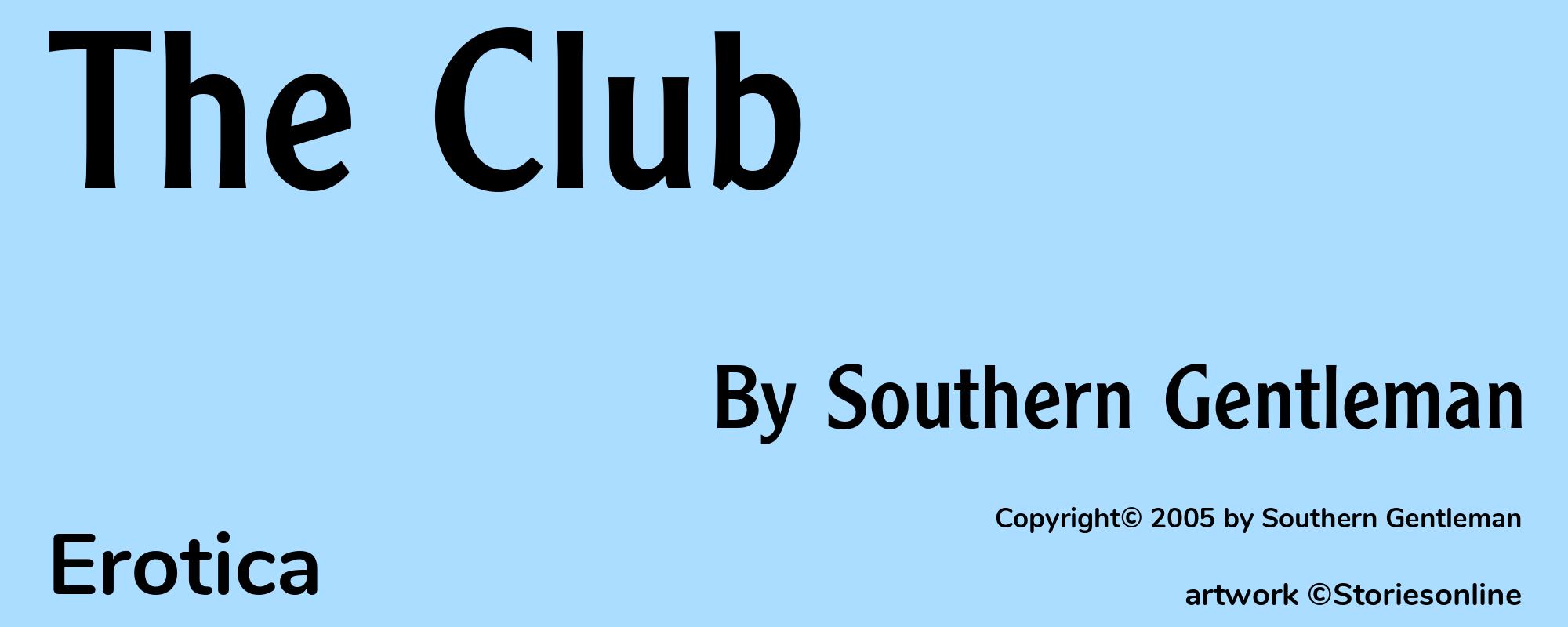 The Club - Cover