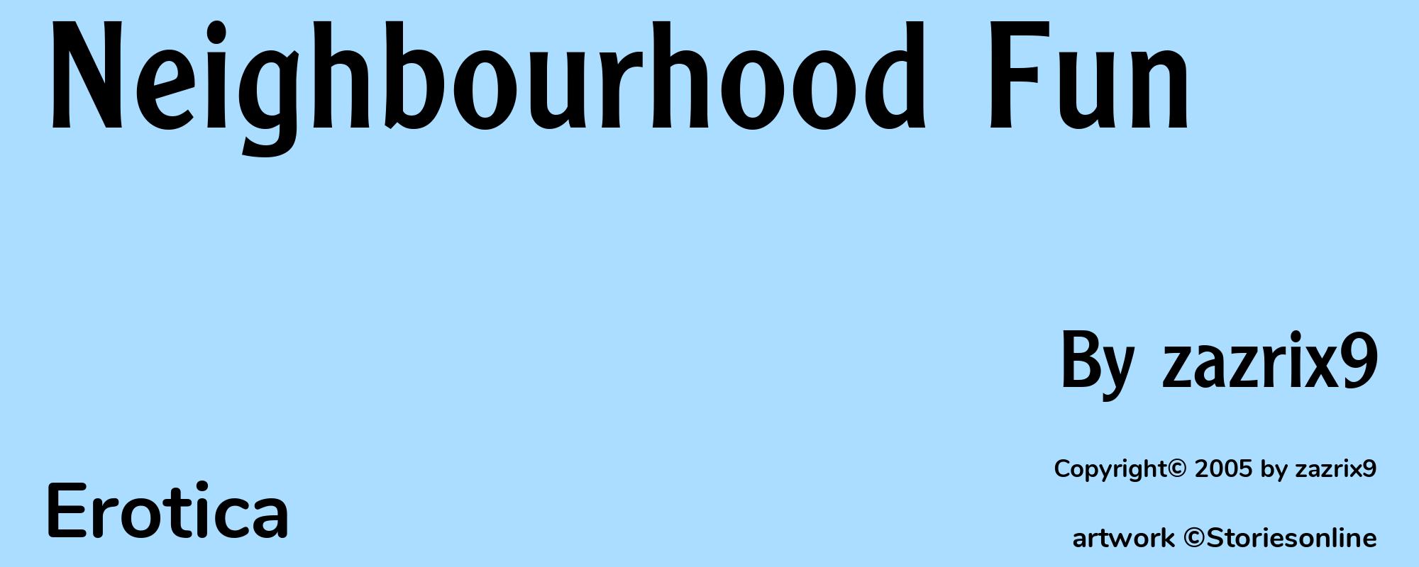 Neighbourhood Fun - Cover