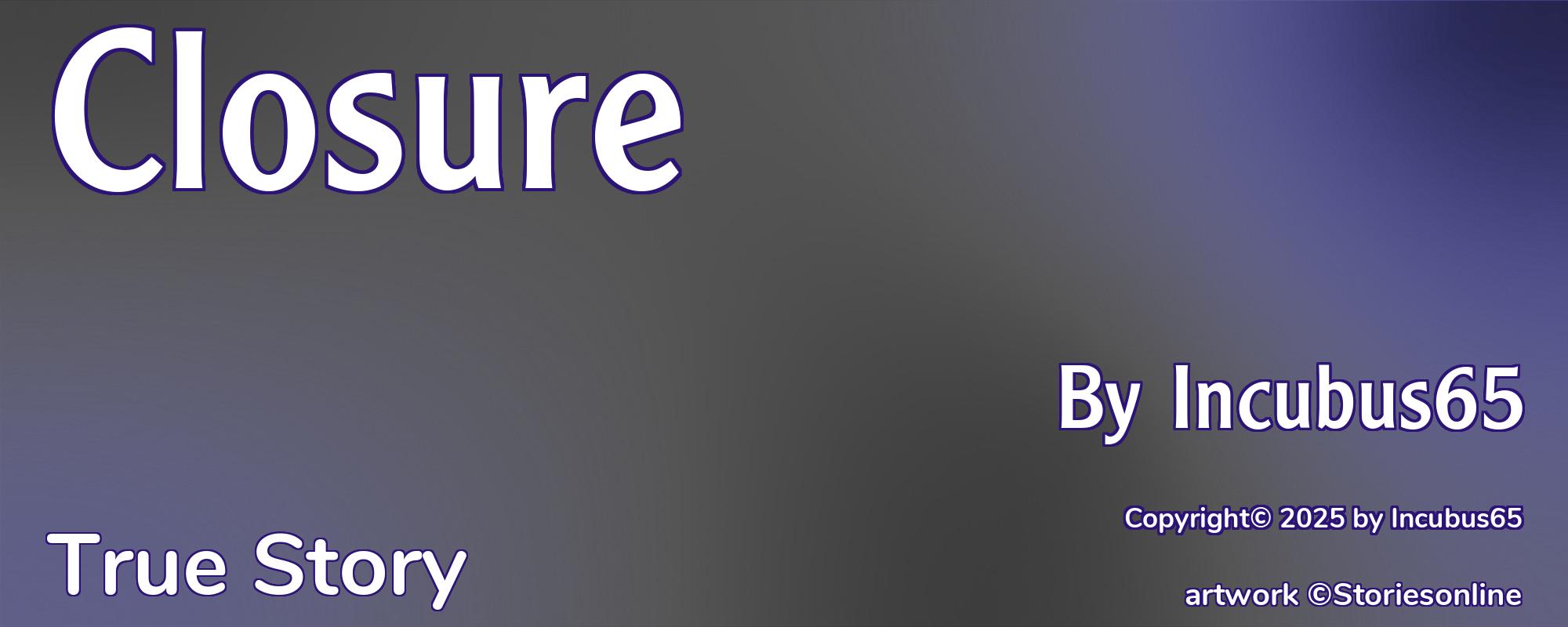 Closure - Cover
