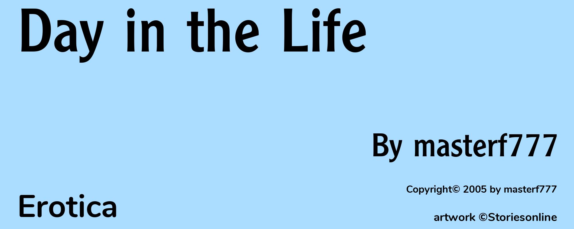 Day in the Life - Cover