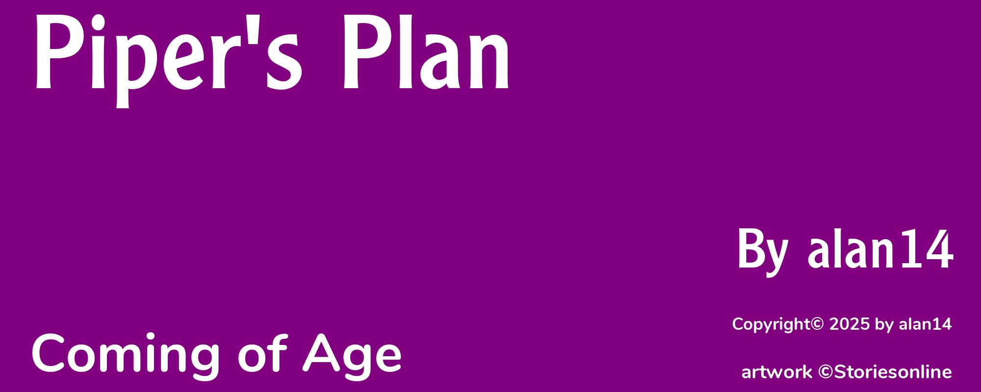 Piper's Plan - Cover