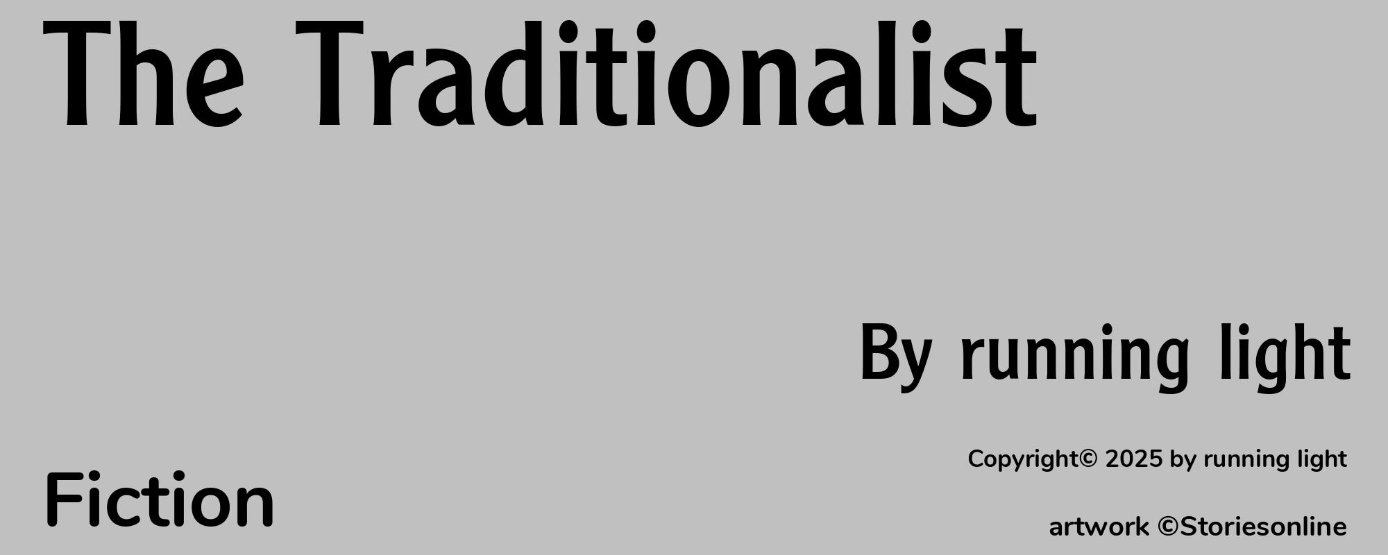 The Traditionalist - Cover