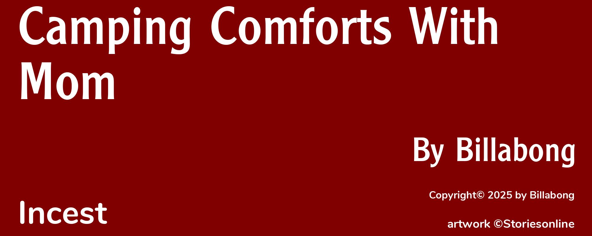 Camping Comforts With Mom - Cover
