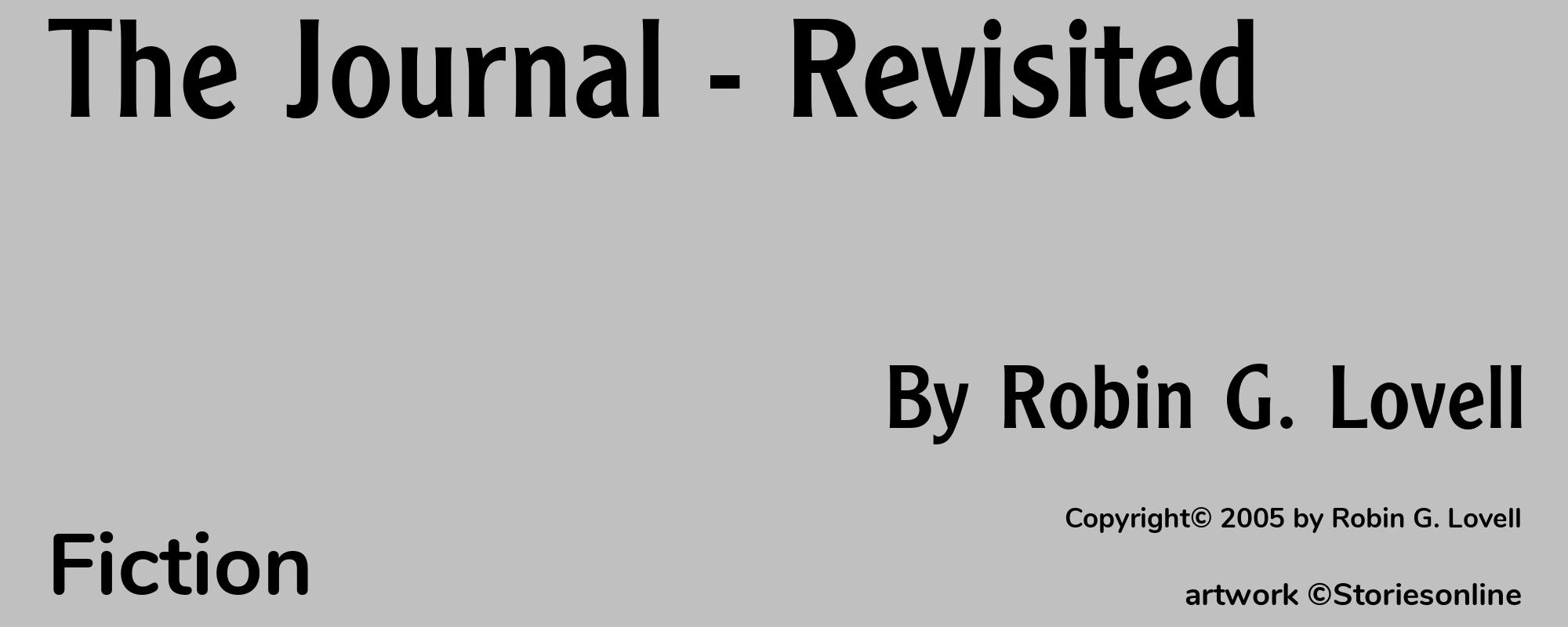 The Journal - Revisited - Cover