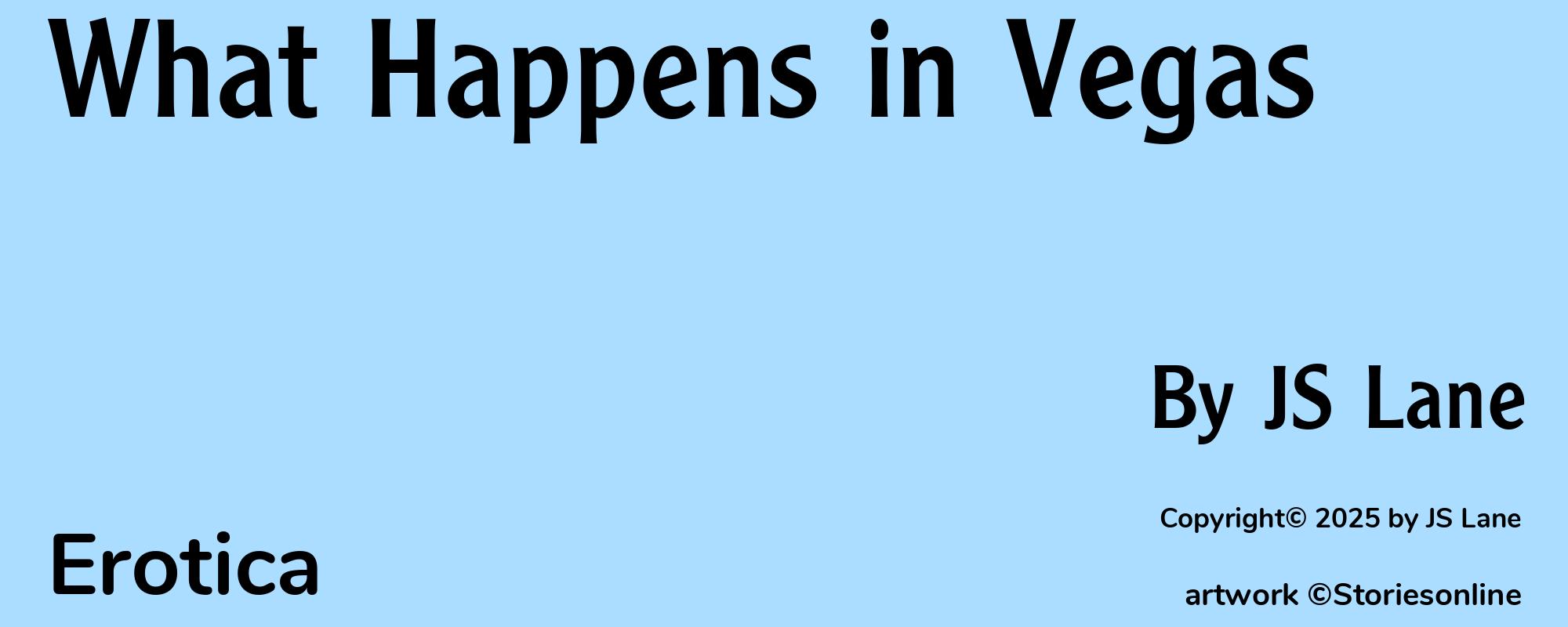 What Happens in Vegas  - Cover