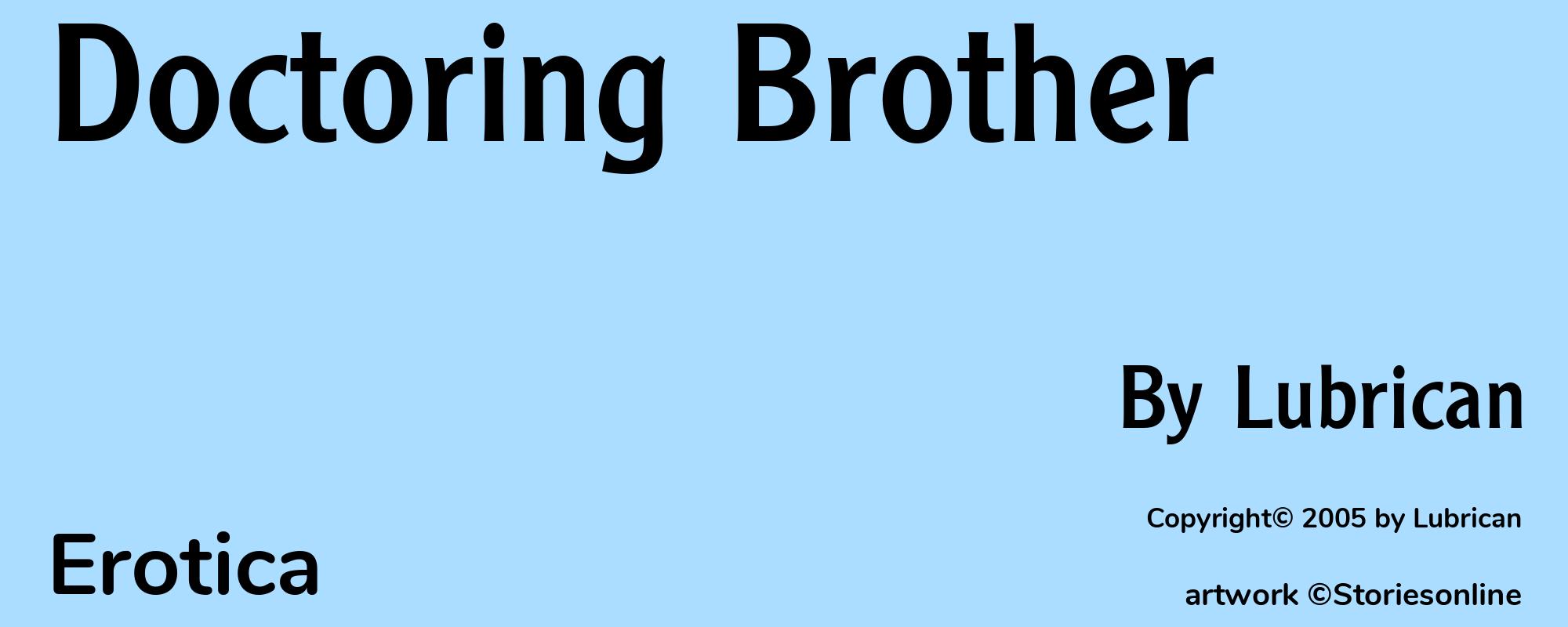 Doctoring Brother - Cover