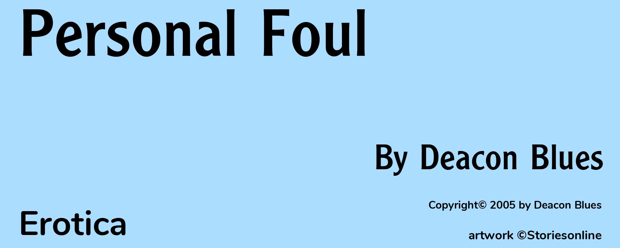 Personal Foul - Cover