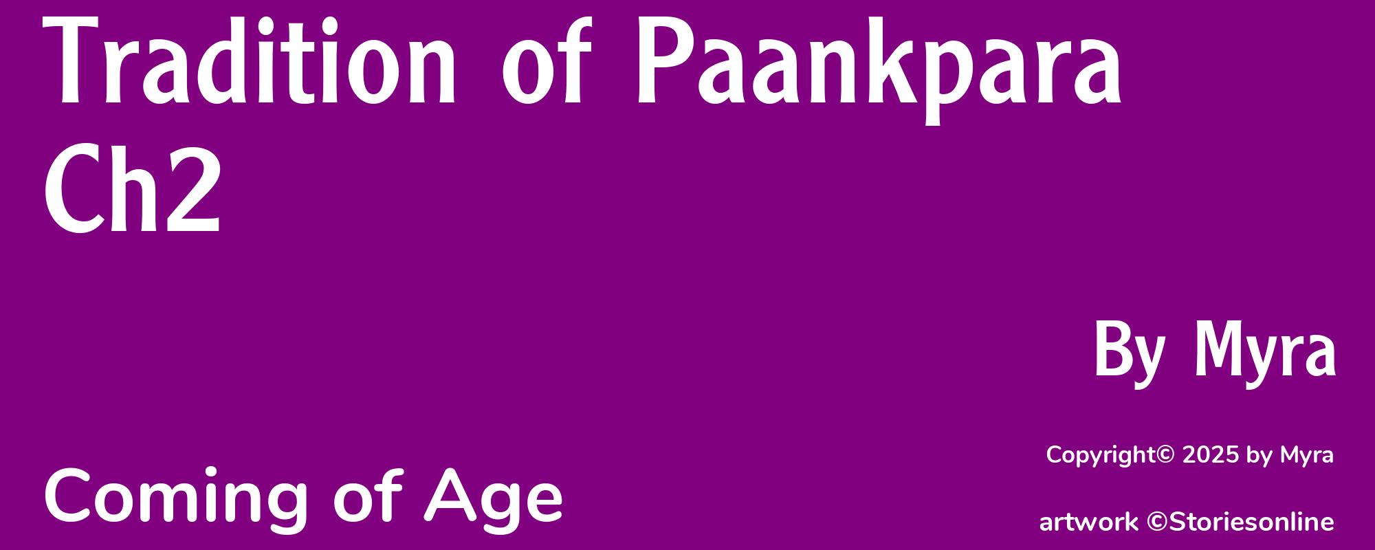 Tradition of Paankpara Ch2 - Cover