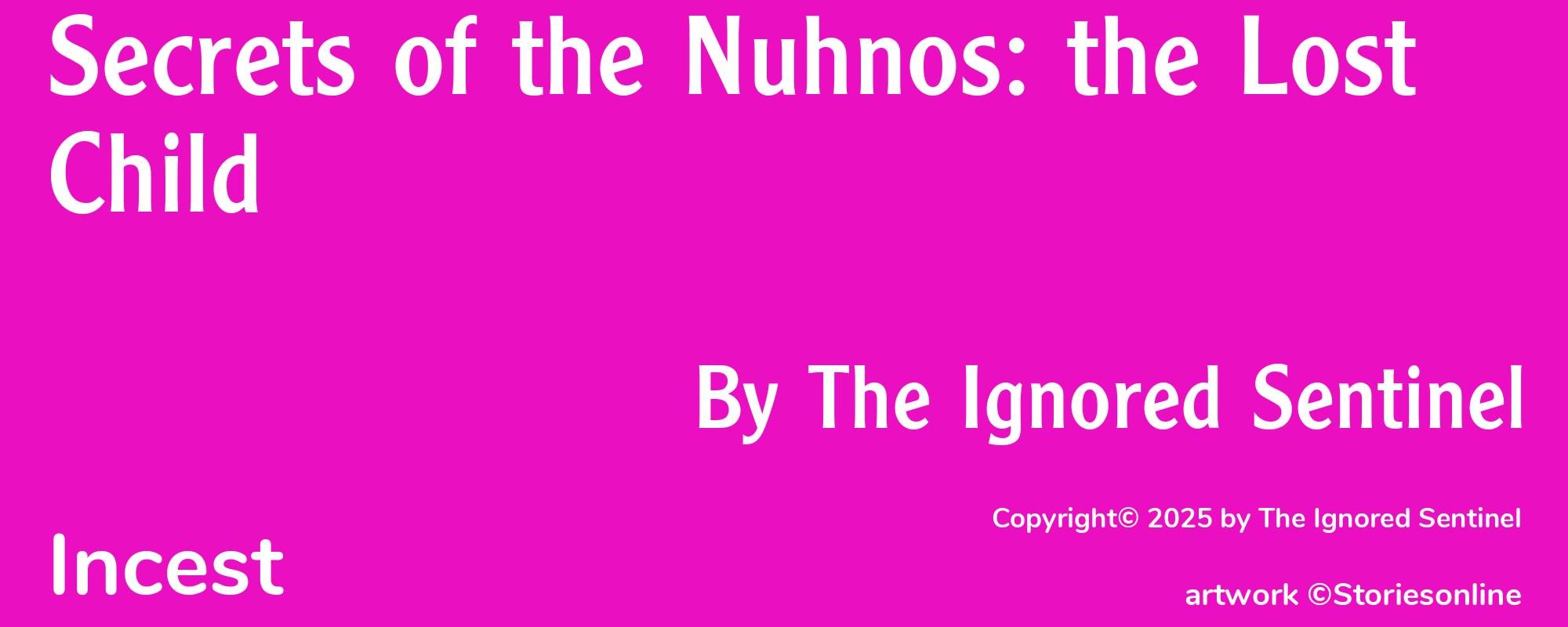 Secrets of the Nuhnos: the Lost Child - Cover