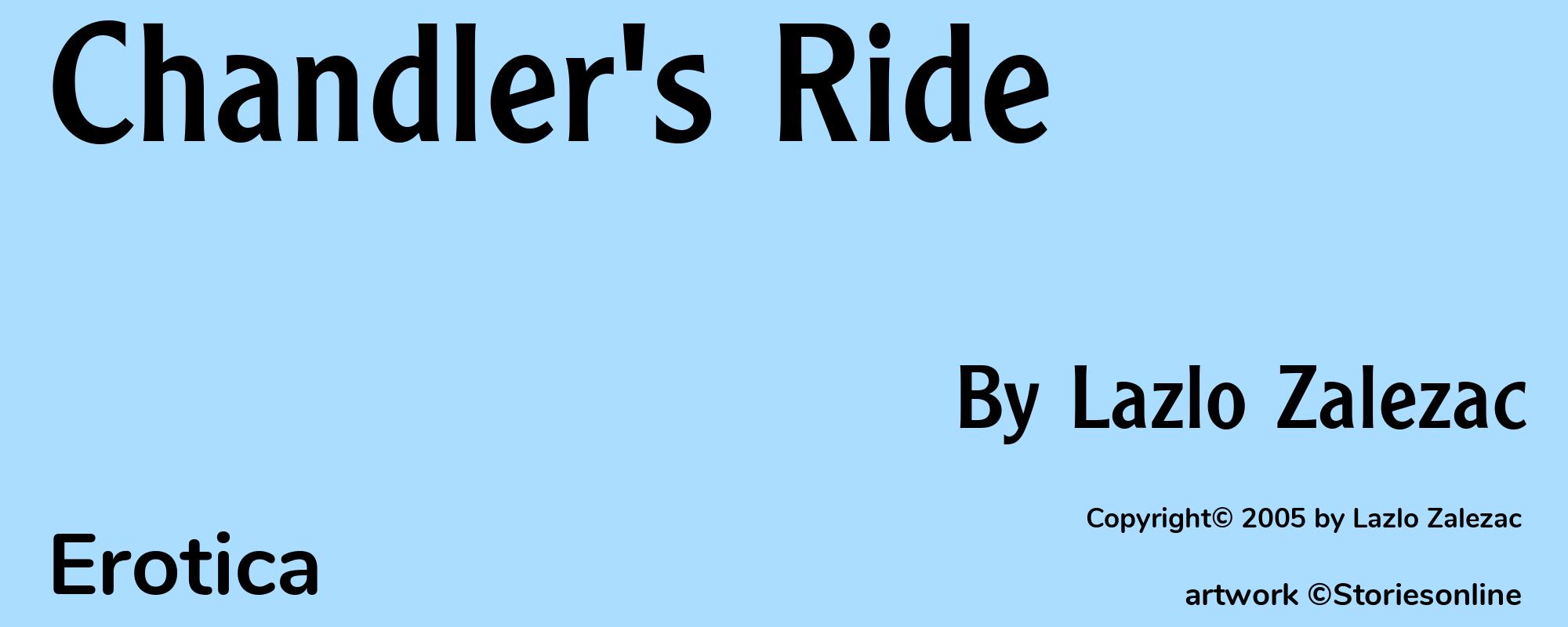 Chandler's Ride - Cover