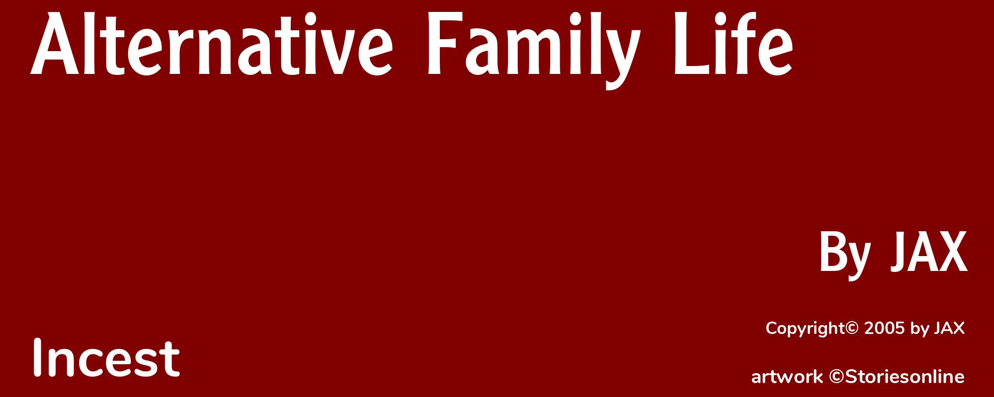 Alternative Family Life - Cover