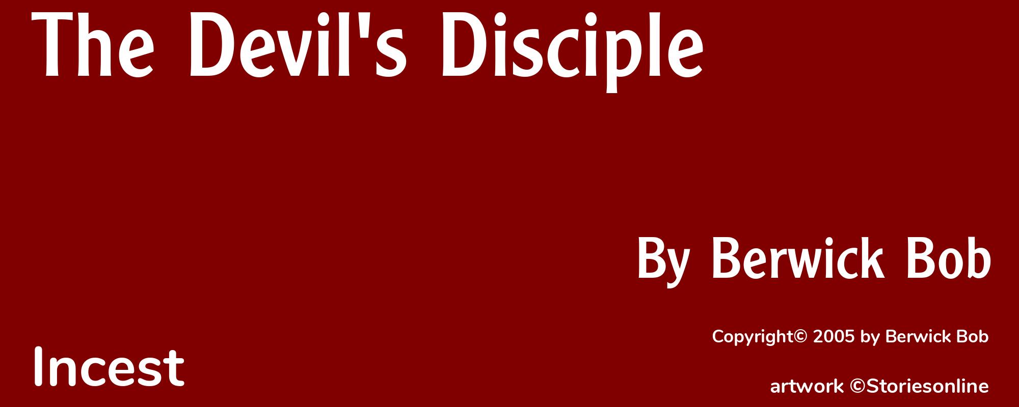 The Devil's Disciple - Cover