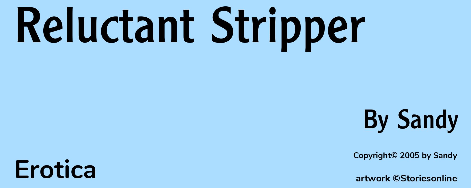 Reluctant Stripper - Cover