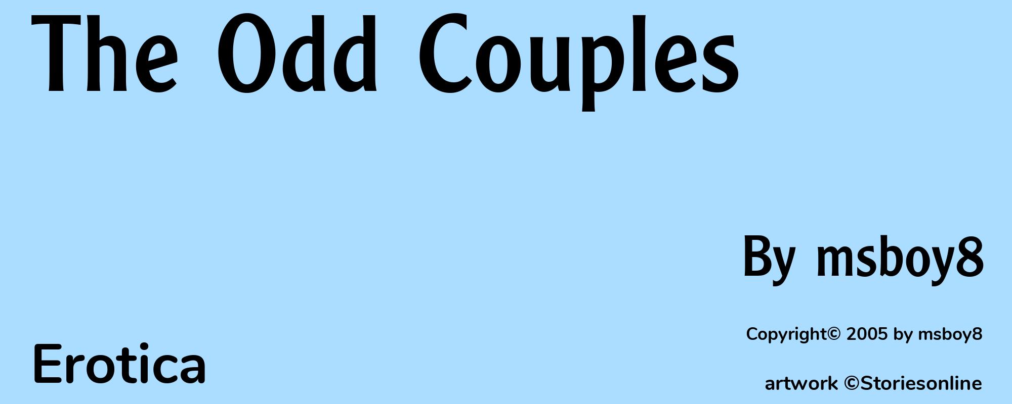The Odd Couples - Cover