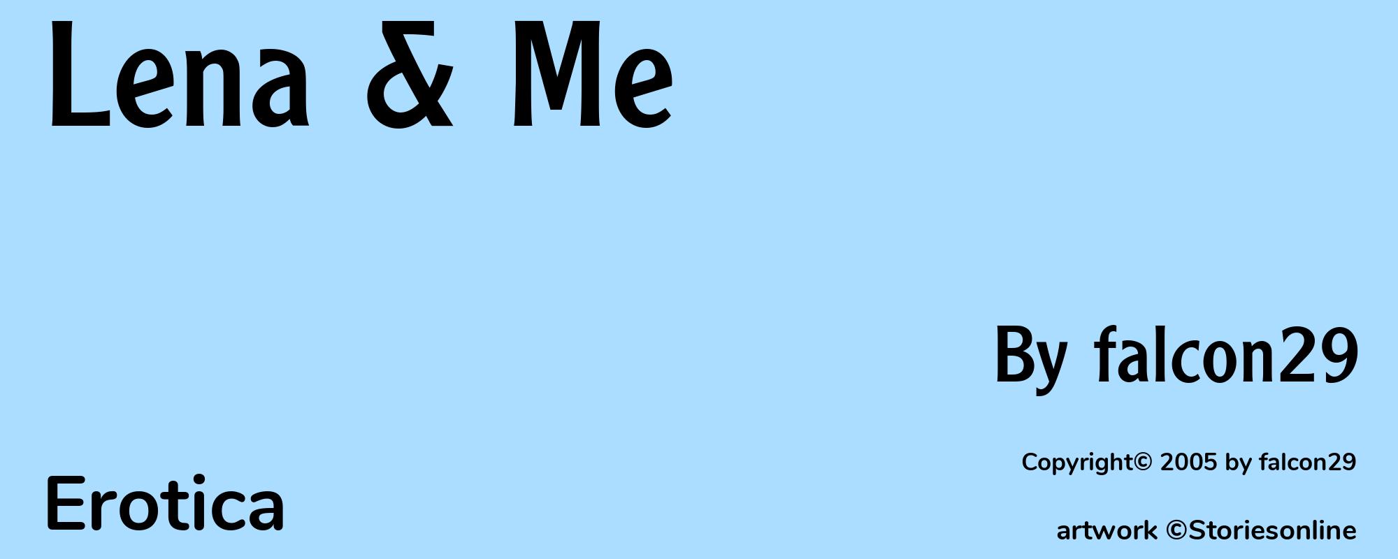 Lena & Me - Cover