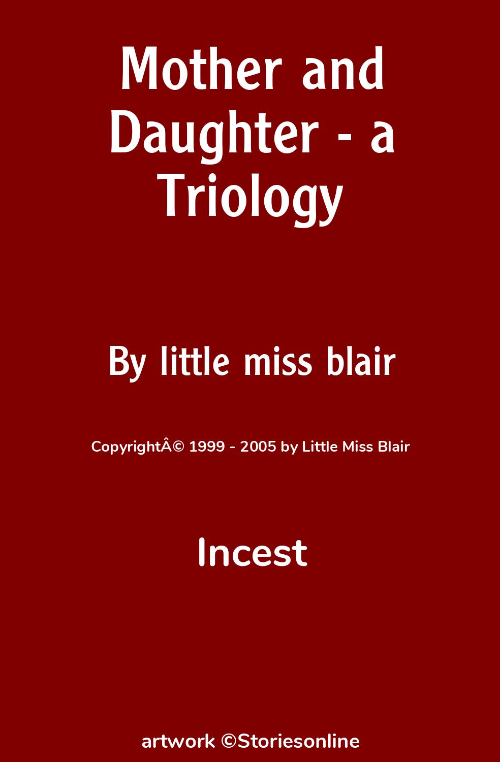 Mother and Daughter - a Triology - Incest Sex Story