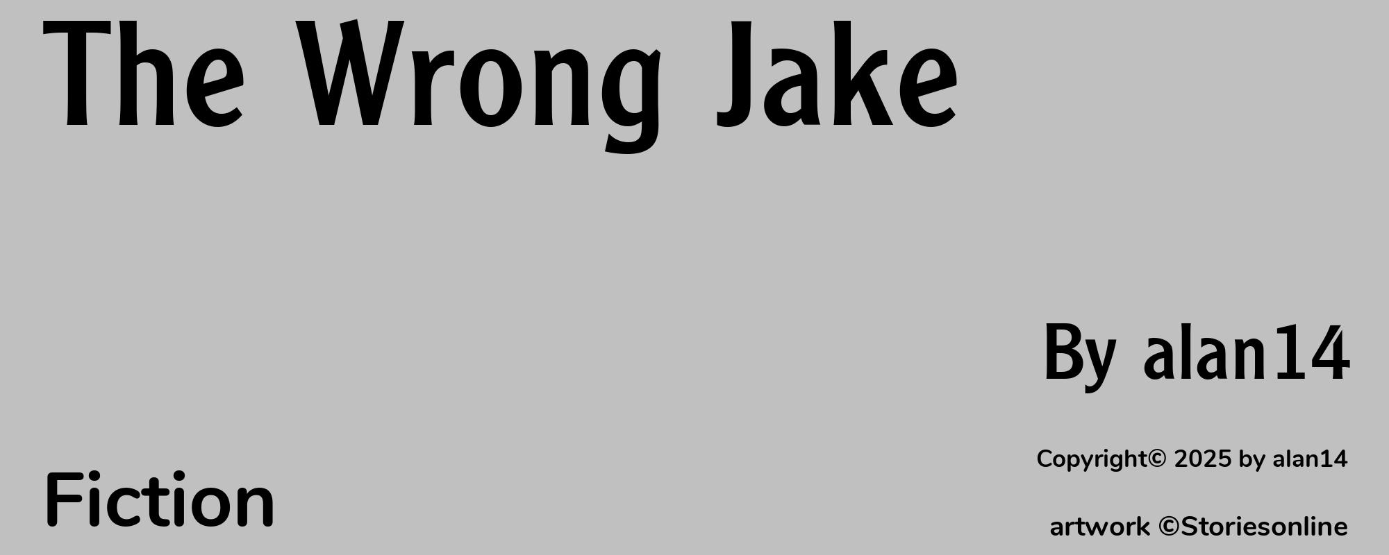 The Wrong Jake - Cover