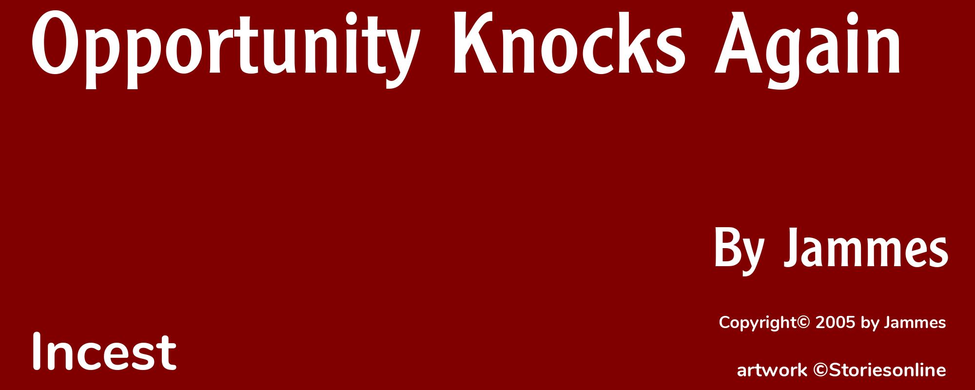 Opportunity Knocks Again - Cover