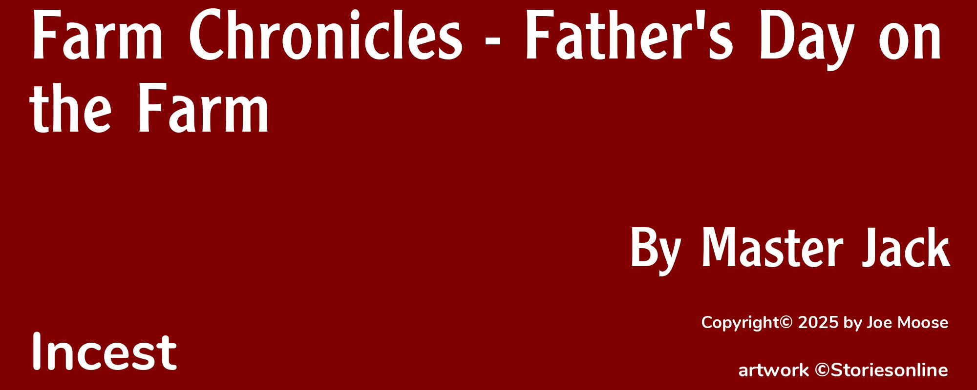 Farm Chronicles - Father's Day on the Farm - Cover