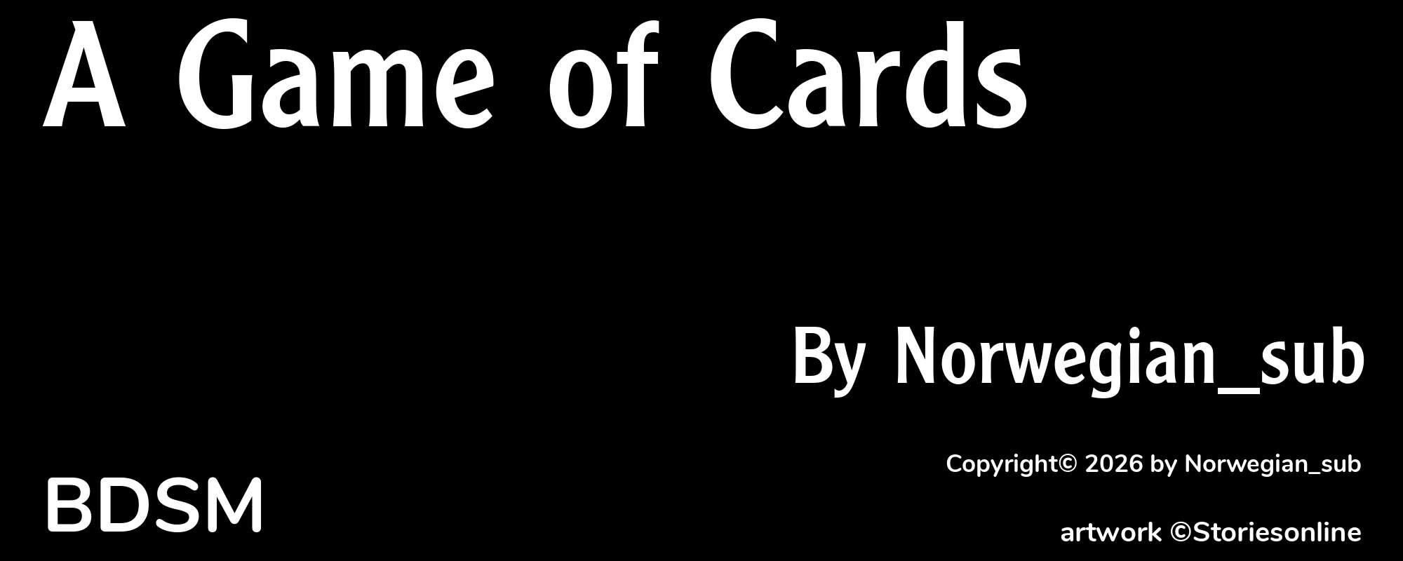 A Game of Cards - Cover